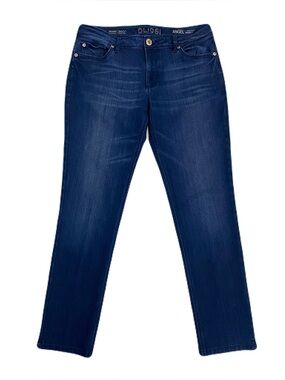 DL1961 Angel Mid-Rise Skinny Ankle 4 Way Stretch Dark Wash Jeans Women's 30